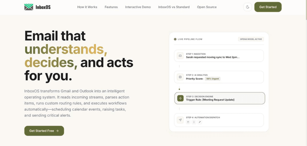 InboxOS — project screenshot